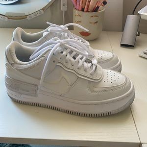 NIKE Air Force ones triple shadow